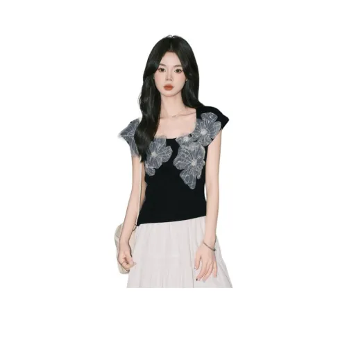 FOREVER 21 Флаттер-рукав Т-рубашка Женская