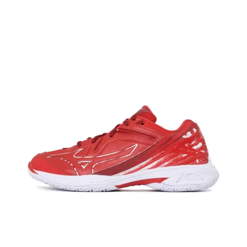 Mizuno WAVE CLAW PRO 2 Бадминтонная обувь Низкий топ Красный Унисекс