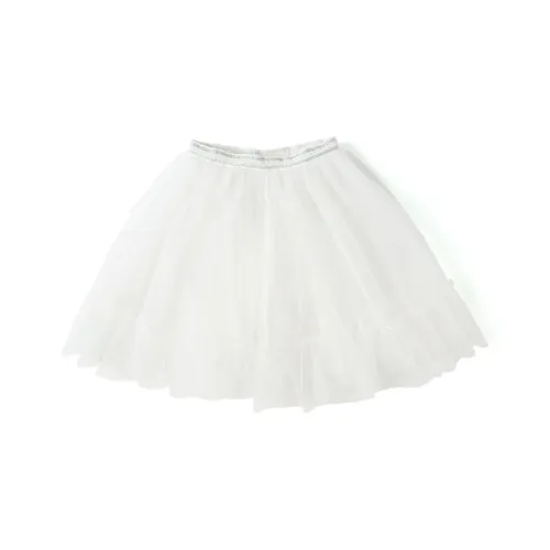 BALABALA Однотонная Тонкая Юбка Летняя для Дети Возрастом 3-7 Лет