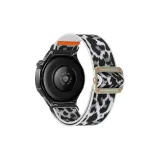 Белый леопард с принтом, механический, силиконовый, эластичный