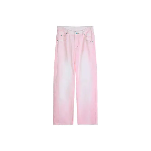 YINLANGSHIJIA Розовый Мужской Джинсы