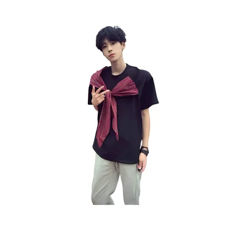 DANJUE Чернильно-черный Унисекс Футболка