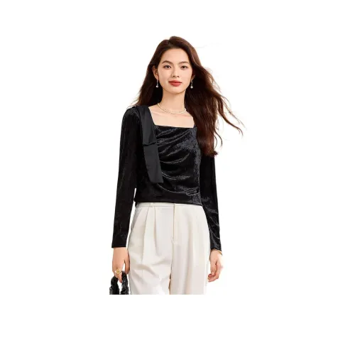 CARBAMMI Черные Женские Футболки