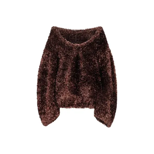 DRIES VAN NOTEN Коричневый Женские Свитеры