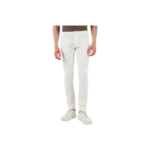 EMPORIO ARMANI Белый Мужской Джинсы