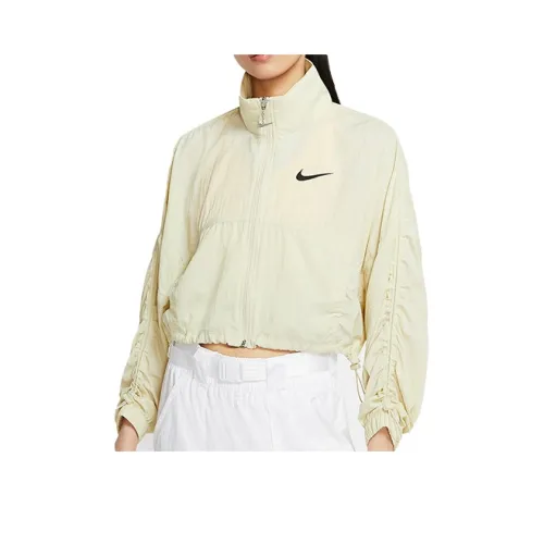 NIKE Окаменелость Серый Женские Куртки