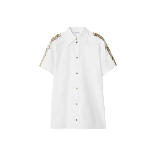 Burberry Рубашка Женская Ярко-Белая