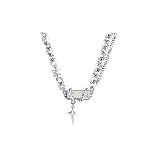 FAIRWHALE Титановые стальные ожерелья унисекс