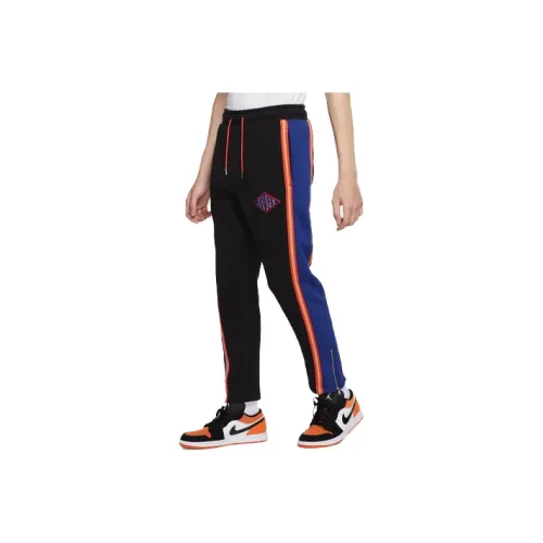 Джордан Черные Мужские Вязаные Тренировочные Штаны