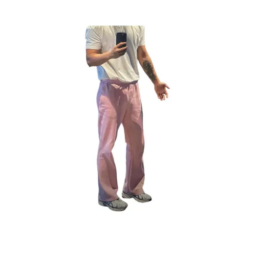 DANJUE Розово-вишневые унисекс повседневные брюки