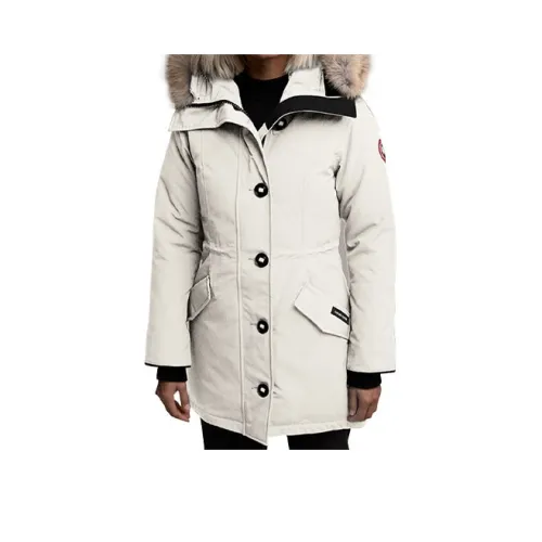 Canada Goose Rossclair Series Пуховик Зимний Женский Рассвет Белый