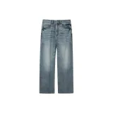 [Wide Leg Pants]TJ1E21117 Джинсовый синий