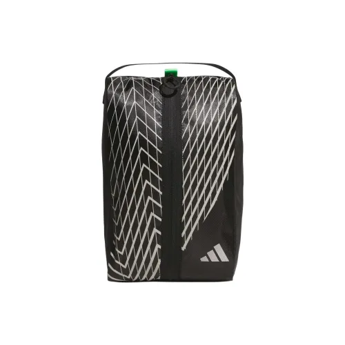 Adidas Нейлон Путешествие Сумка для хранения Унисекс Черный и Лаймово-зеленый