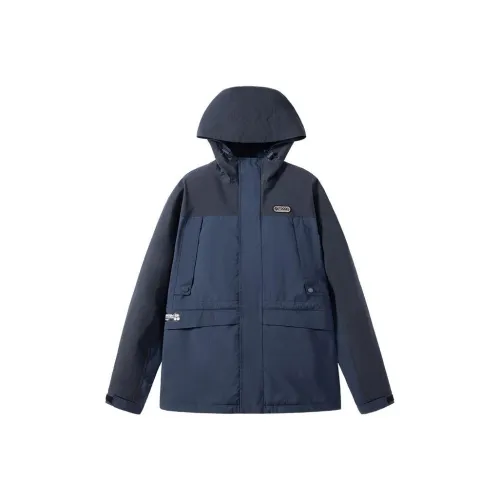 OUTDOOR PRODUCTS Водонепроницаемый и Ветрозащитный Ветровка Мужской Черный Темно-армейский Синий