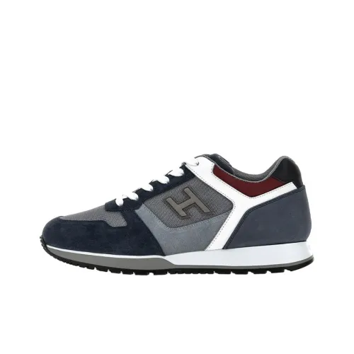 HOGAN H321 Low Топ Спортивная Повседневная Обувь Мужская Серый Синий Белый