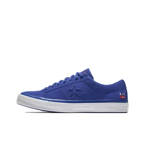COLETTE X Club 75 x Converse ONE STAR Устойчивые к истиранию низкие кроссовки для скейтбординга унисекс синие