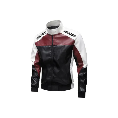 Paddy Julia Кожа Куртка Унисекс