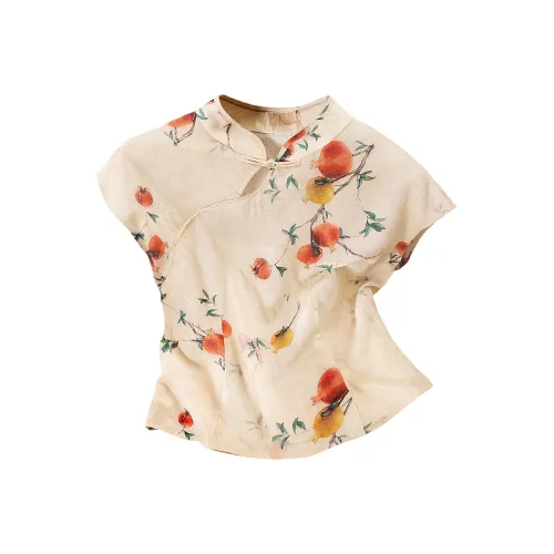 Cypress House Абрикосово-красный Гранатовый Женские Рубашки