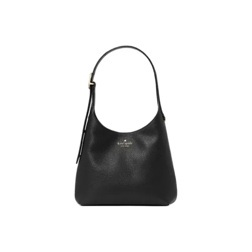 Kate Spade Сумка-хобо из коровьей кожи сумка через плечо маленькая женская черная