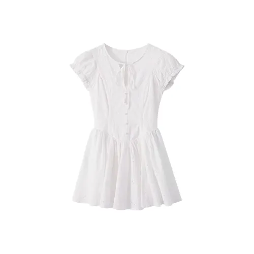 ABCMININ Короткий рукав платье женское