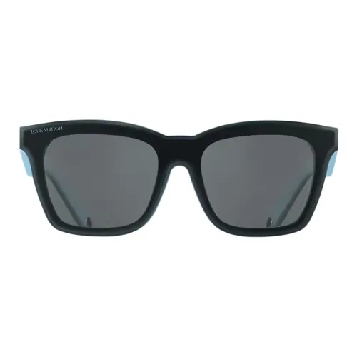 LOUIS VUITTON Полиамид Квадратные Солнцезащитные Очки Унисекс Синий