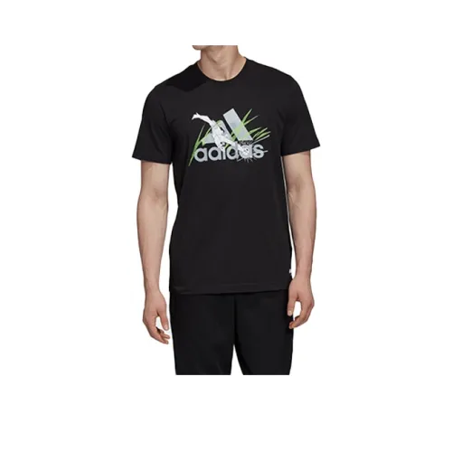 Adidas Футбол Джерси Мужской Черный