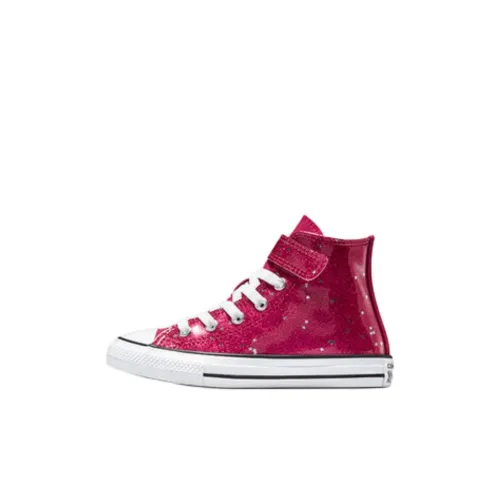 Converse Chuck Taylor All Star Износостойкие Высокие Кеды Детские для Скейтбординга Красные для Дети 3-7 лет