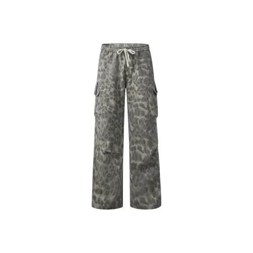 Azvk CD K315 Леопардовый принт Унисекс Карго-брюки