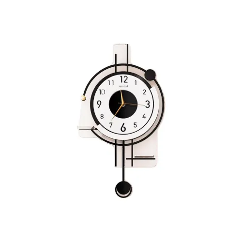 Meishida Механизм с плавным ходом секундной стрелки Eco-Friendly Материал Стена Часы Унисекс Белый