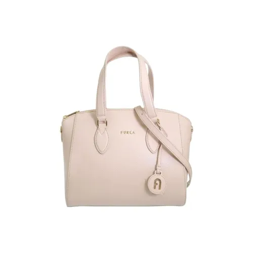 Furla Minerva Кожа Сумка Маленькая Женская Бежевая