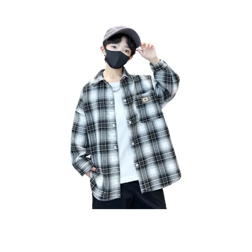 HEINBBE Черная рубашка школьного возраста