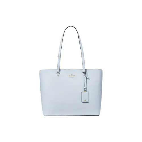 Kate Spade Сумка Tote из коровьей кожи Сумка для покупок Сумка через плечо Большая женская Акварельный синий