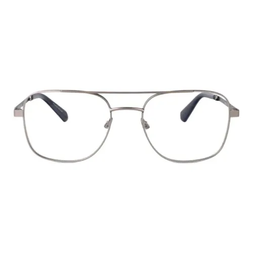 CALVIN KLEIN Металл Прямоугольные Оправы для очков Мужские Серые