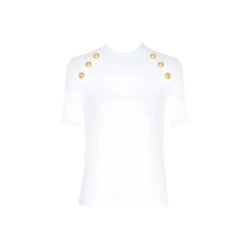 BALMAIN Белые Женские Футболки