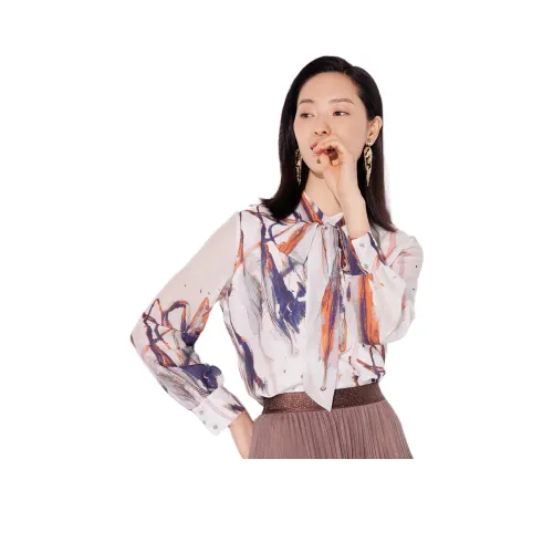 BBLLUUEE Рубашка Женские Ri MU Оранжевый