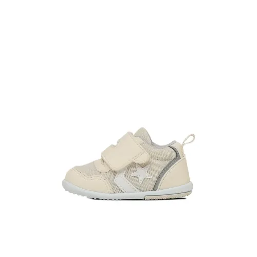 Конверс MINI RS 2 Устойчивая к истиранию Низкая Обувь для малышей Слоновая кость Новорожденный и Малыш