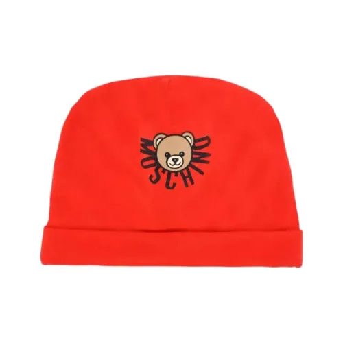 MOSCHINO Хлопок Шапки-бини Детский Красный
