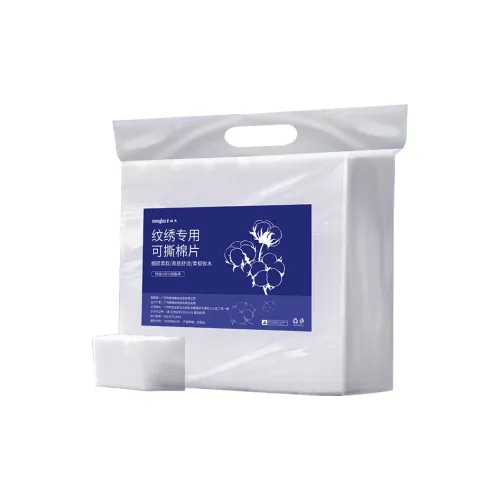 Monalis Вышитый Эксклюзивный Хлопок Скрабы для лица Соточные Пads Семиперманентный Двойной слой Утолщенные Мокрые Влажные салфетки