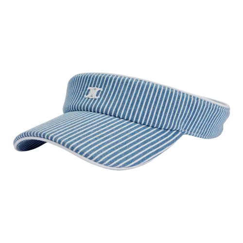 CELINE Хлопковые шляпы с защитой от солнца Женские Синие