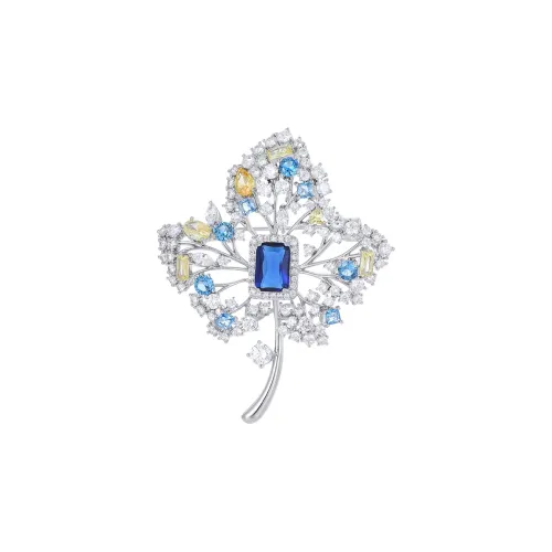 Фиолетовый медный сплав броши унисекс