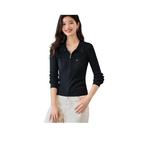 CARBAMMI Черные Женские Свитеры