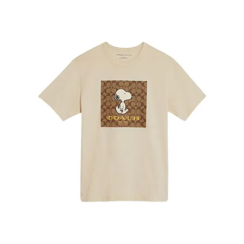 COACH Khaki Мужская T-рубашка