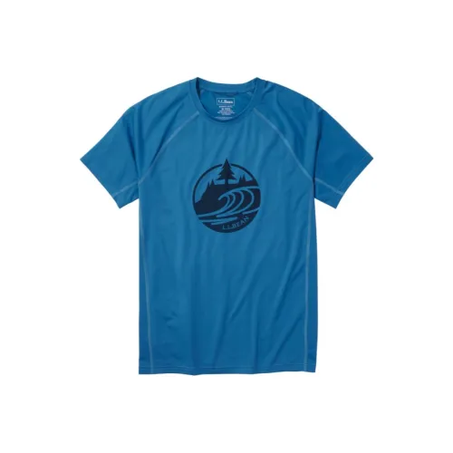 L.L.Bean Blue Мужская T-рубашка
