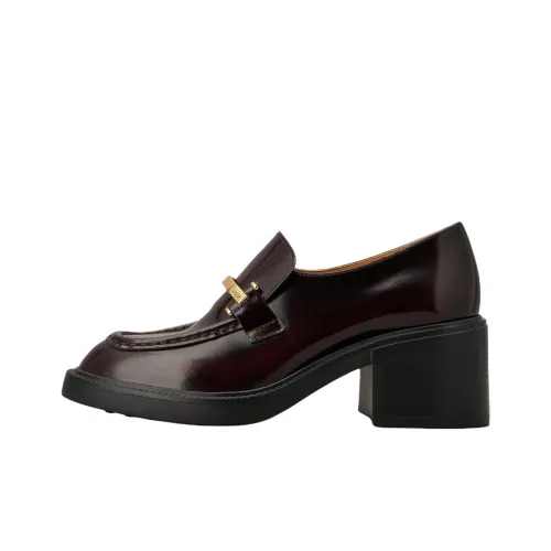 TOD'S Лоферы Бургундский Женские