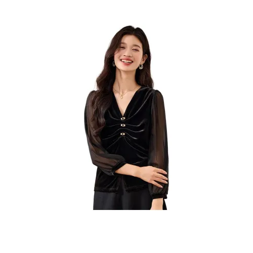 CARBAMMI Черные Женские Футболки