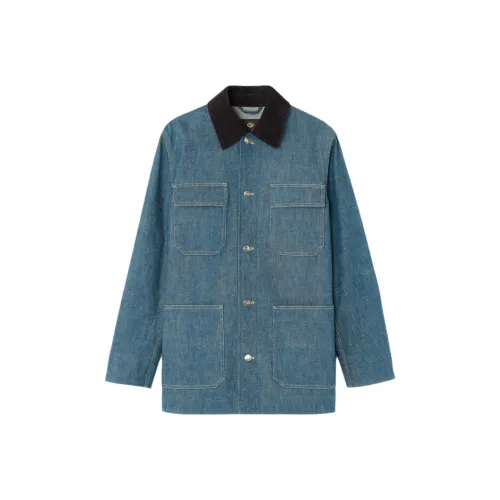 Loro Piana SS25 Куртки Пальто Женские Синий Спирулина