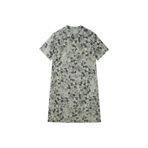 X MOOM Гортензия Женские Платья с Короткими Рукавами