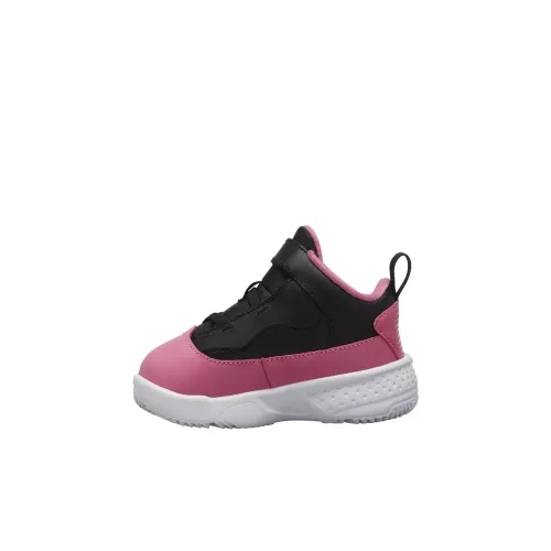 Jordan Max Aura 2 Устойчивая к истиранию Низкая Обувь для малышей Черная Infant и Toddler