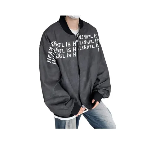 GONGFUSHE Черный Серый Цвет Унисекс Куртки