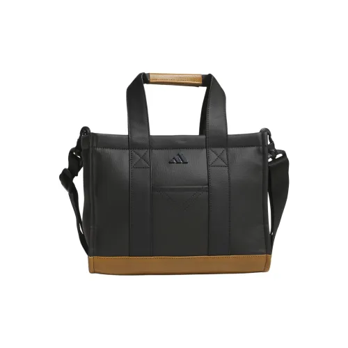 Adidas Полиуретан Тоут Сумка Сумка для покупок Сумка Мужская Черная с Бронзой